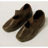 PAIR OF VICTORIAN CHILDRENS SHOES