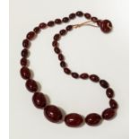 CHERRY BEADED NECKLACE