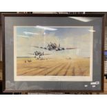 ST CROIX SUR-MER RAF ACE LIMITED EDITION PRINT NO 263-1250 WITH CERTIFICATE SIGNED BY ROBERT