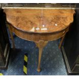 WALNUT CARD TABLE