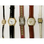 14CT LADIES COCKTAIL WATCH WITH AVIA, COACH & OTHER WATCHES