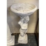 CHERUB BIRD BATH - GARDEN STATUE