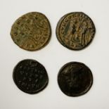 4 ROMAN COINS