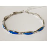 STERLING SILVER OPAL BRACELET