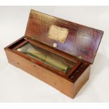 INLAID MICOLE FRERES LONDON MUSIC BOX 12.5CMS (H) APPROX