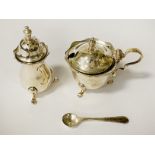 STERLING SILVER CONDIMENTS - 2.6OZS APPROX