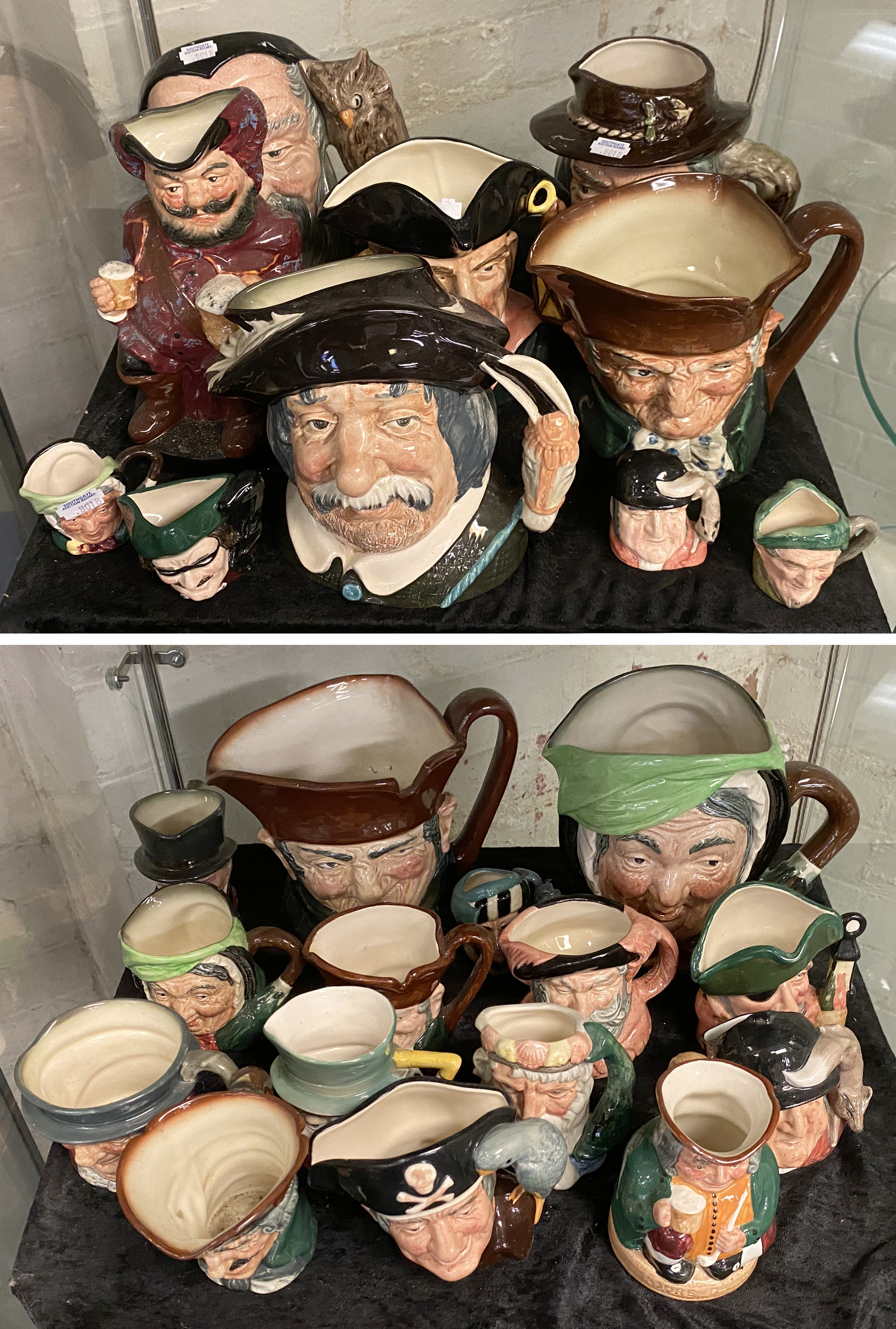 COLLECTION OF ROYAL DOULTON TOBY JUGS (25 TOTAL)