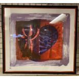 PRIMAL HEART 96 X 88CMS JIM DINE LITHOGRAPH - SIGNED 1 OF 12