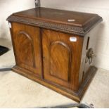 MAHOGANY SMOKER CABINET - 31 CMS (H) APPROX