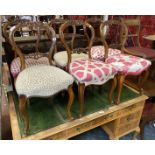 6 VICTORIAN CHAIRS