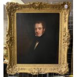 CIRCLE OF SIR THOMAS LAWRENCE OIL ON CANVAS - PORTRAIT 80CM X 64CM