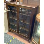 MAHOGANY DISPLAY CABINET