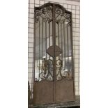 CAST IRON GATE MIRROR- 150CM X 60CMS APPROX