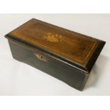 INLAID MUSIC BOX 10.5CMS (H) 10.5CMS APPROX