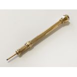 SAMSON MORDEN PROPELLING 9 CT. GOLD PENCIL