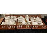 3 TRAYS OF ROYAL ALBERT MEMORY LANE CHINA A/F