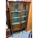 EDWARDIAN DISPLAY CABINET