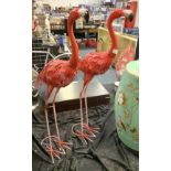 PAIR OF FLAMINGO'S 70CMS (H) APPROX