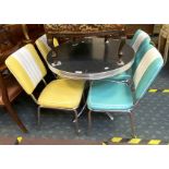 AMERICAN BEL-AIR TABLE & 4 CHAIRS - RETRO