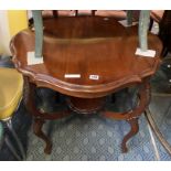 PIE CRUST TWO TIER TABLE