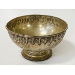 STERLING SILVER BOWL 3.7OZS APPROX 10.5CMS (D)