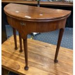 WALNUT CARD TABLE