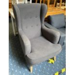 BUTTON BACK ARMCHAIR