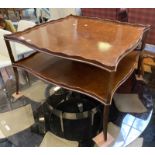 WALNUT VENEER COFFEE TABLE