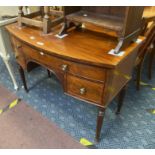 FOUR DRAWER EDWARDIAN DESK