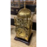 BRASS CATHEDRAL CLOCK - 32 CMS (H) APPROX