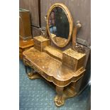 WALNUT DRESSING TABLE