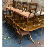 DINING TABLE & 8 CHAIRS