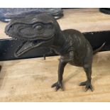 BRONZE DINOSAUR 27CM (H) APPROX