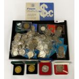 QTY OF COINS : COMMEMORATIVE & OTHER