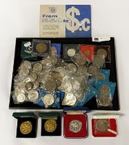 QTY OF COINS : COMMEMORATIVE & OTHER