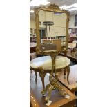 GILT STAND MIRROR