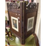 MAHOGANY FIRE SCREEN