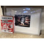 SEX PISTOLD JAMIE REID SIGNED PRINT WITH L-13 BOOK