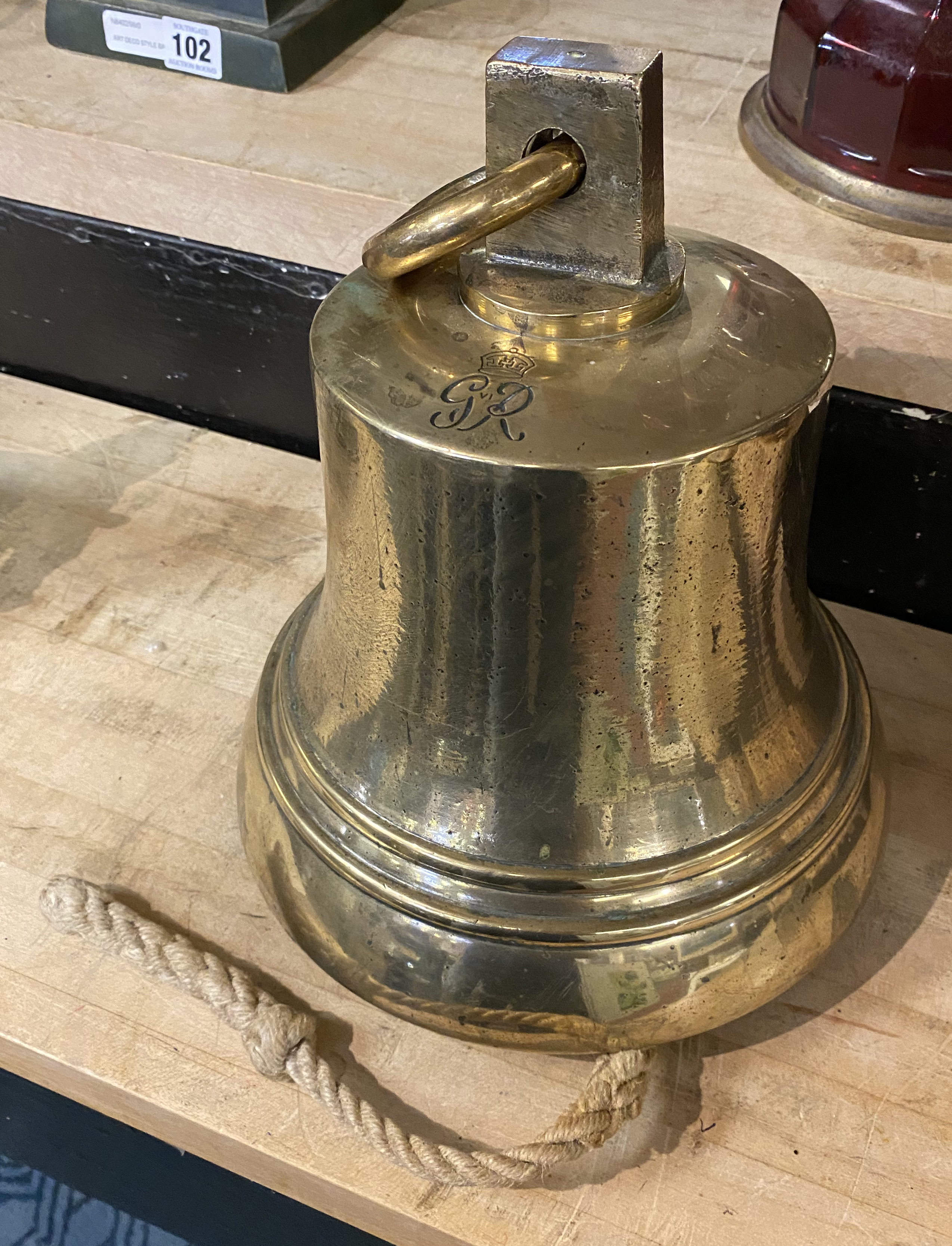 BRASS GEORGE VI BELL