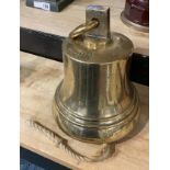 BRASS GEORGE VI BELL