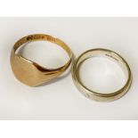 2 9CT GOLD RINGS