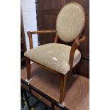 WALNUT BEDROOM CHAIR