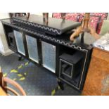 BLACK ITALIAN SIDEBOARD