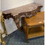 CARVED CONSOLE TABLE A/F