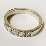 9CT GOLD & DIAMOND RING - APPROX 0.40 POINTS DIAMONDS