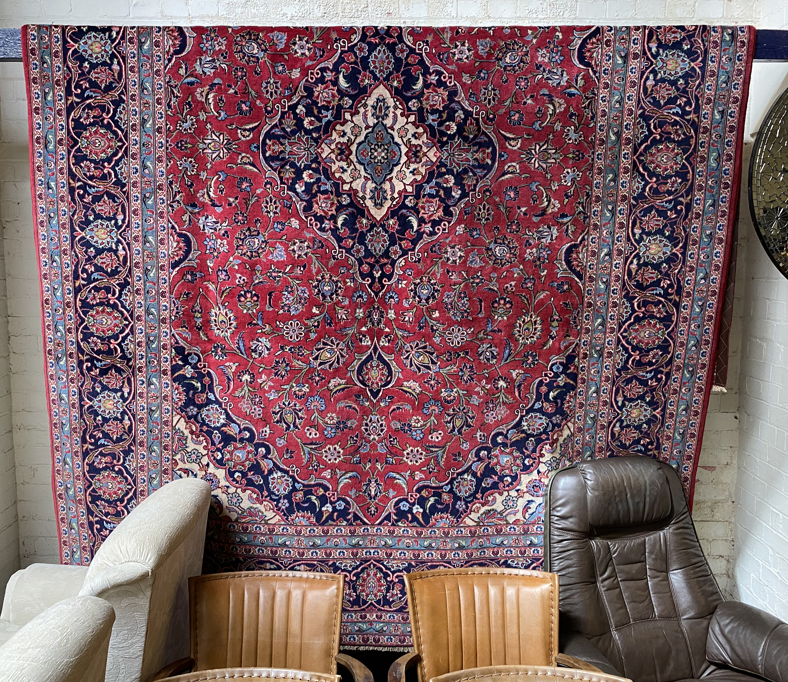 CENTRAL PERSIAN KASHAN CARPET 350CMS X 245CMS