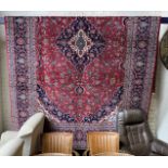 CENTRAL PERSIAN KASHAN CARPET 350CMS X 245CMS