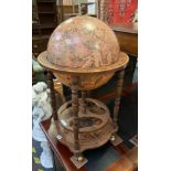 GLOBE DRINKS TROLLEY