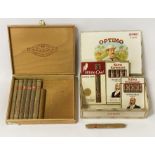 QTY OF CIGARS & CIGAR BOXES - FIOR FINA, KING EDWARDS, WHITE OWLS - SEALED