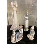 4 LLADRO FIGURES